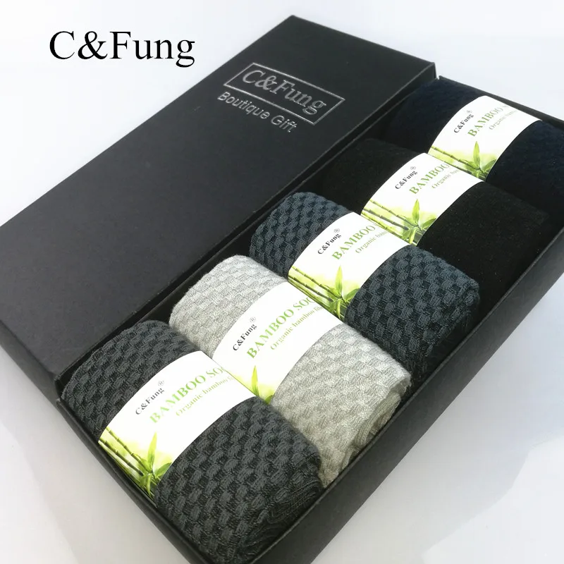 Носки C & Fung мужские бамбуковые 5 пар в подарочной коробке|Мужские носки| |
