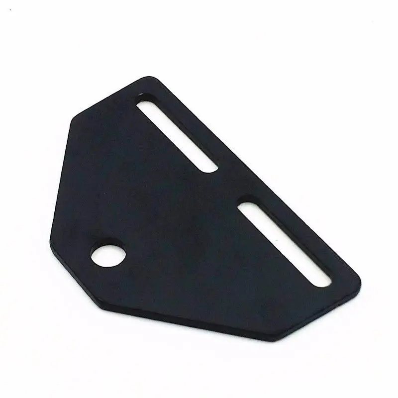 Black Motorbike Bottom Mount Headlight Bracket Adapter Cruiser Chopper Touring |