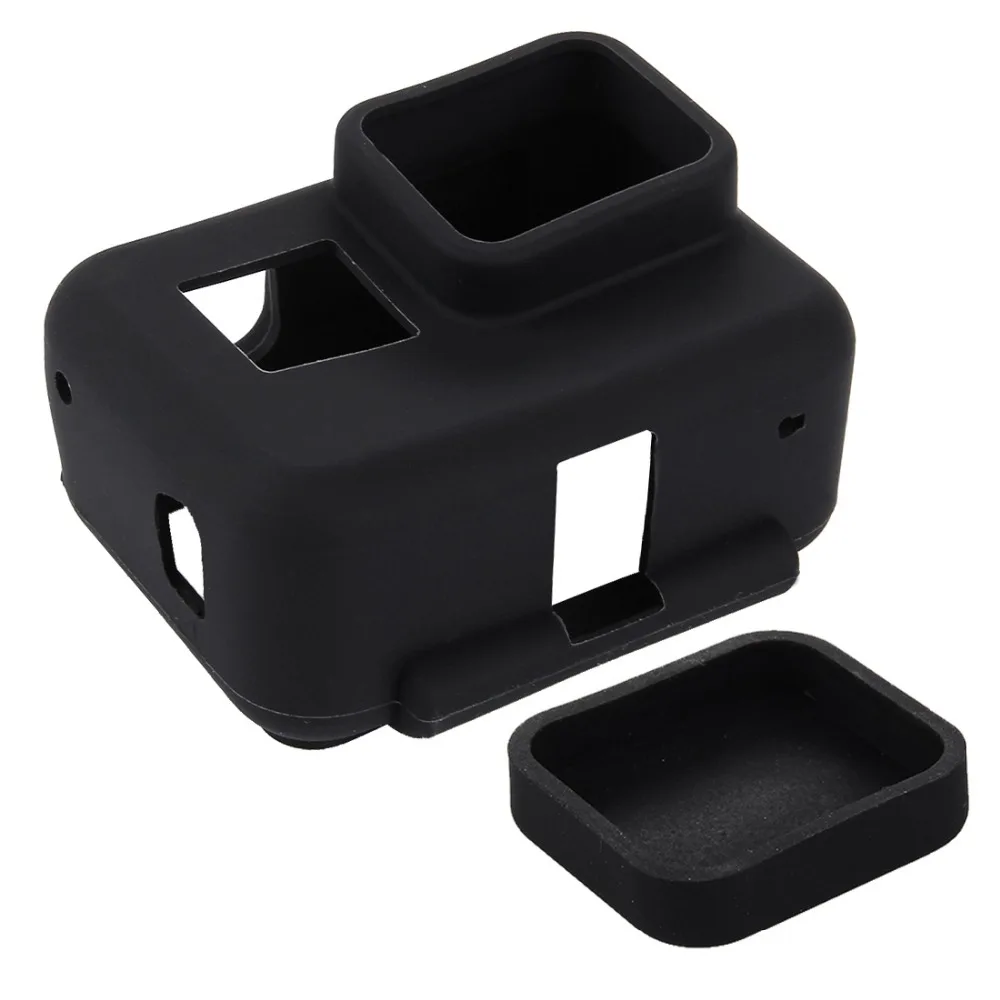 PULUZ For Go Pro Accessories Housing Cover Solf Silicone Protective Case with Side Frame Lens GoPro HERO5 HERO 5 | Электроника