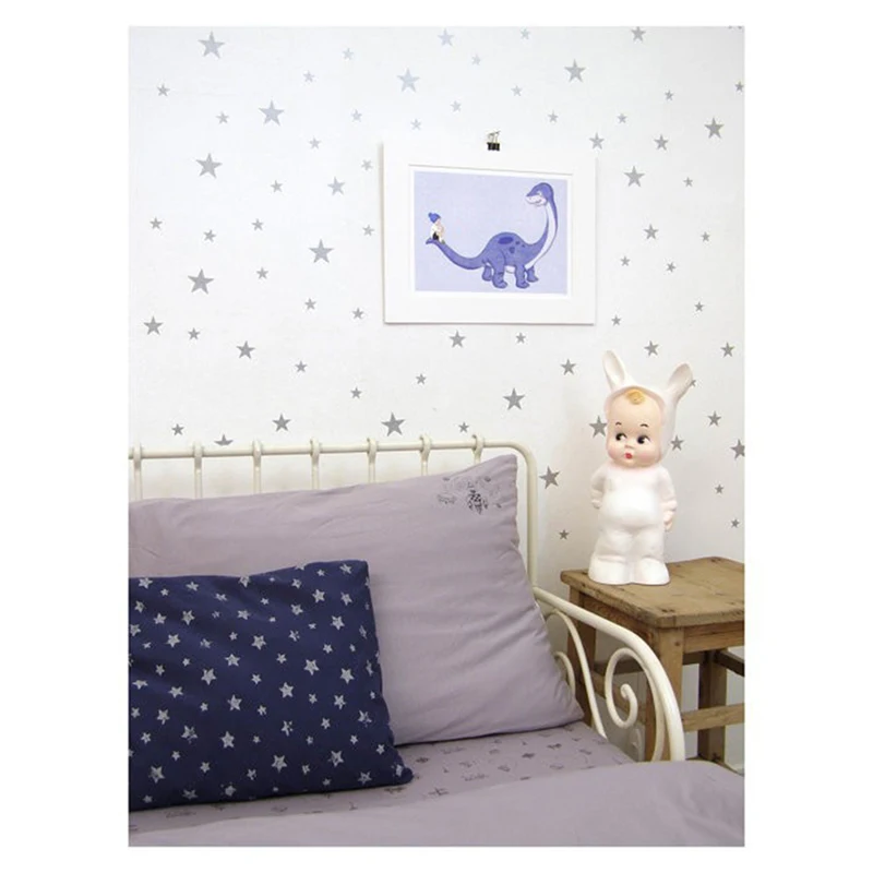 

39pcs Stars Pattern Wall Stickers Wall Art Decals Vinyl Nursery Room Removable Decoration for Kids Rooms Home Decor