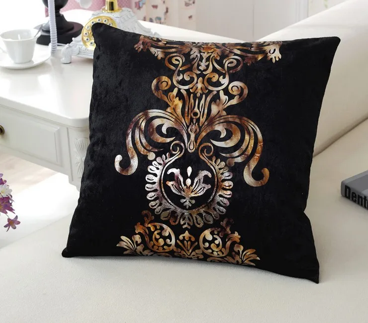 Роскошная Континентальная бронзовая подушка ручной работы покрывающая Подушка