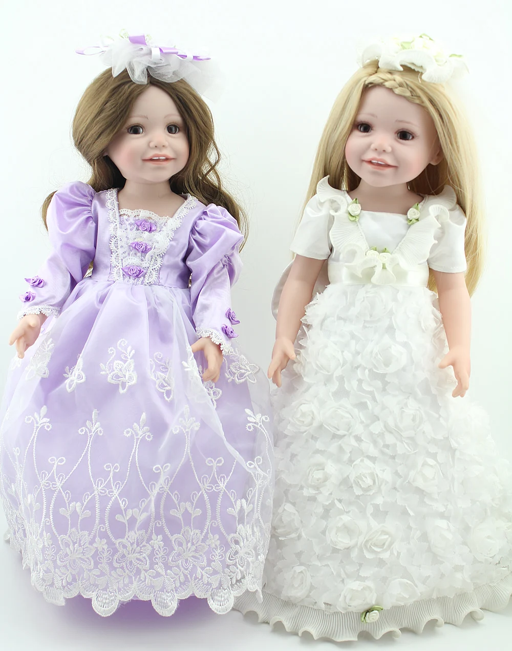 NPKDOLL американская кукла 18 дюймов 45 см Reborn Baby Girls Kids Playmate полностью виниловая
