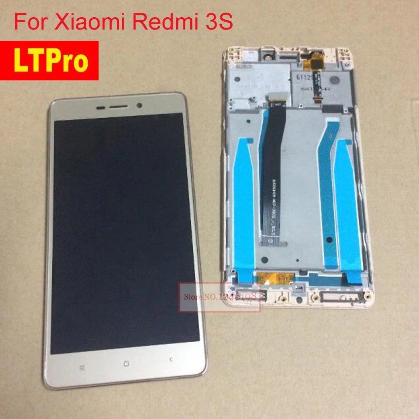 ЖК дисплей для Xiaomi Redmi 3 3S Pro сенсорная панель дигитайзер в сборе датчик с рамкой