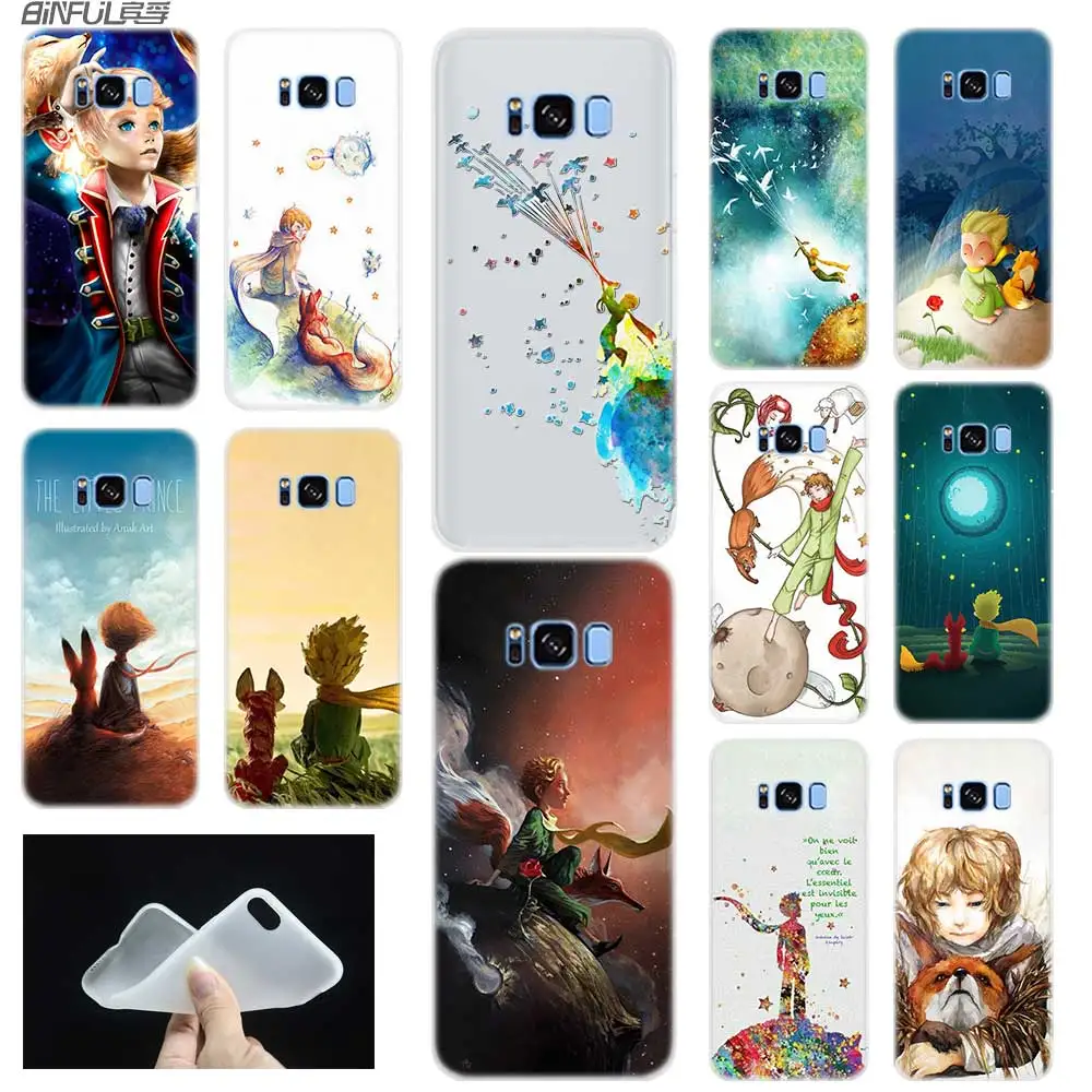 Мягкий силиконовый чехол для Samsung S30 S20 S11 S10 S9 S8 Plus lite 11e 10e Uitra S7Edge The little prince Rose fox |