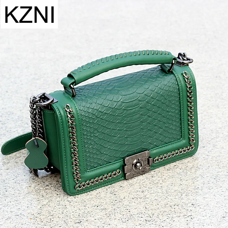 Женская сумка мессенджер KZNI из натуральной кожи 2019 9079|crossbody bags for women|bags womena bag |