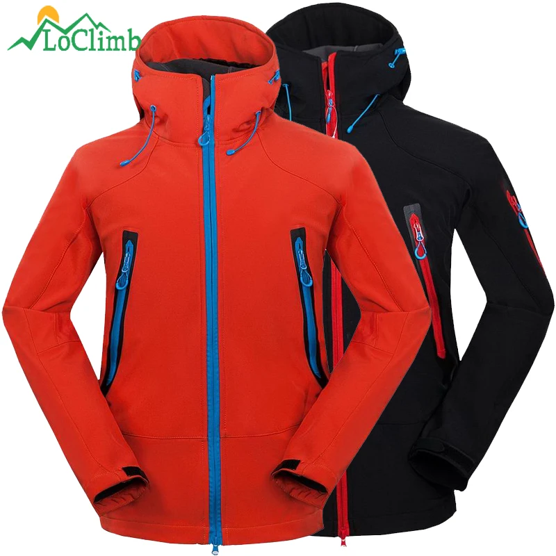Фирменные походные куртки LoClimb для мужчин уличная спортивная водонепроницаемая