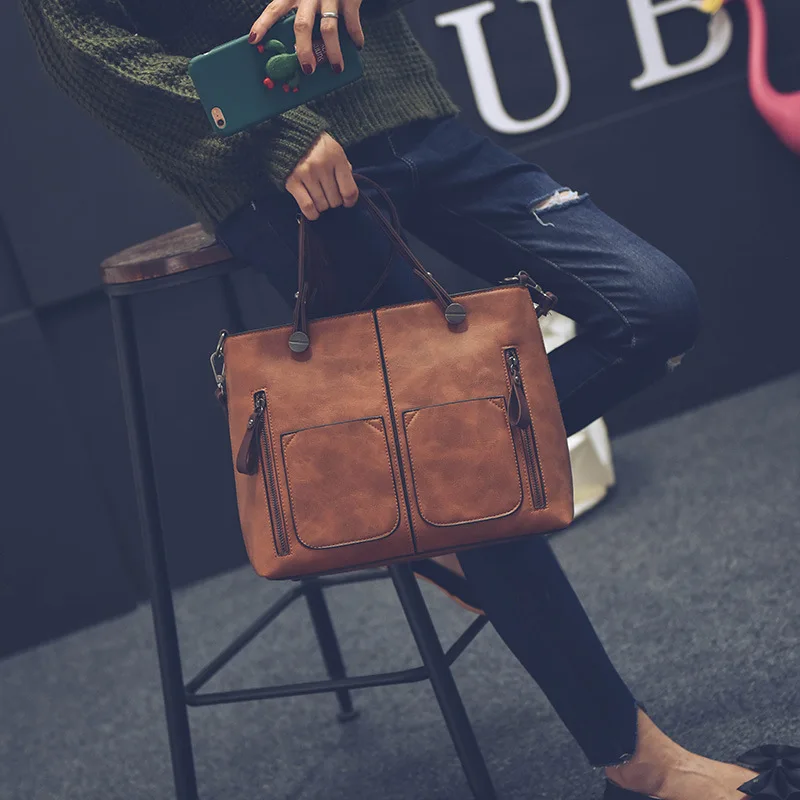 Новинка 020218 популярная женская сумка Женская винтажная мессенджер|vintage messenger