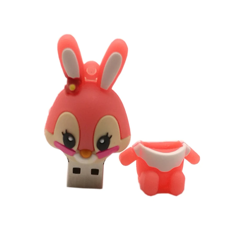 USB флеш накопитель с мультяшным Кроликом 4 ГБ 8 16 32 64 ГБ|USB флэш-накопители| |