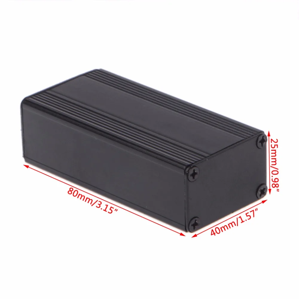 Алюминиевый футляр для электронных приборов 80x40x25 мм|box enclosure|box enclosure casebox box |