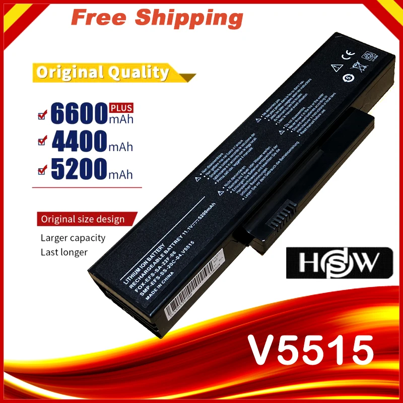 Аккумулятор для ноутбука FUJITSU-SIEMENS Esprimo V5515 V5535 V5555 EFS-SA-XXF-06 | Компьютеры и офис