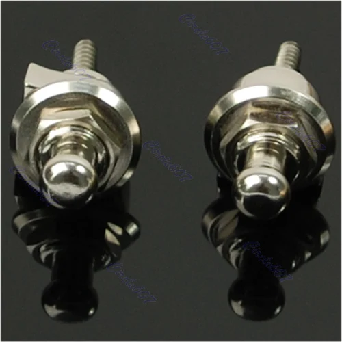 

1Pc High Quality Guitar Chrome Bass Round Head Strap Locks hot selling