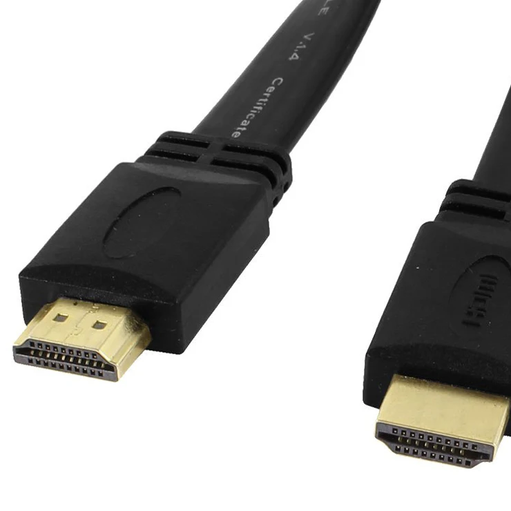 AAAE Топ 0 3 m 1 4 V высокоскоростной 1.4a HDMI видео аудио плоский кабель M/M 1080P 3D |