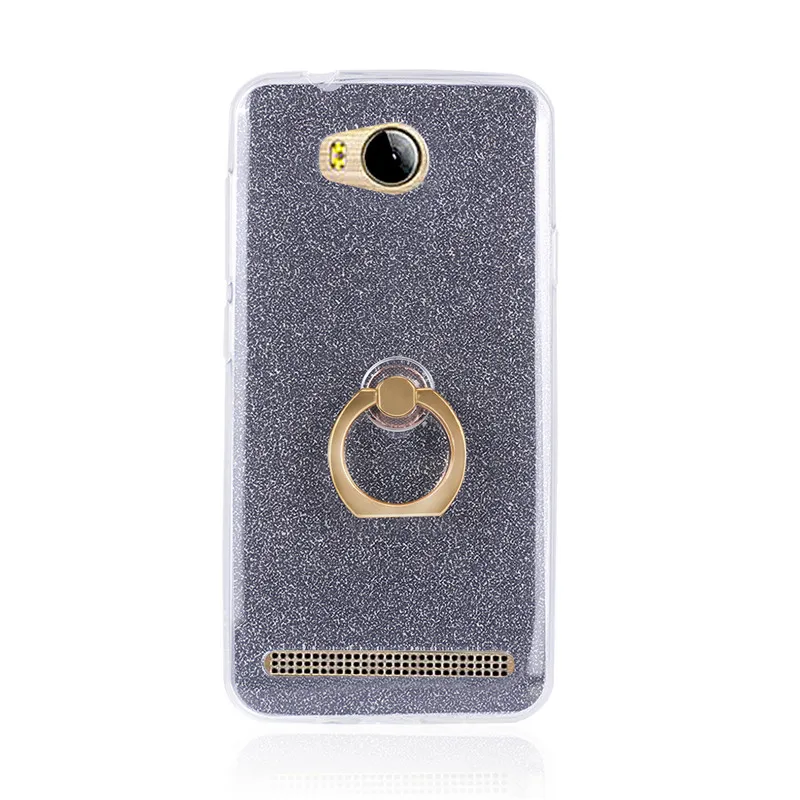 For Huawei Y3 II Case Flash powder 3D Relief Silicone Soft 2 Y3II Lua-L21 TPU With Ring Phone Bag |