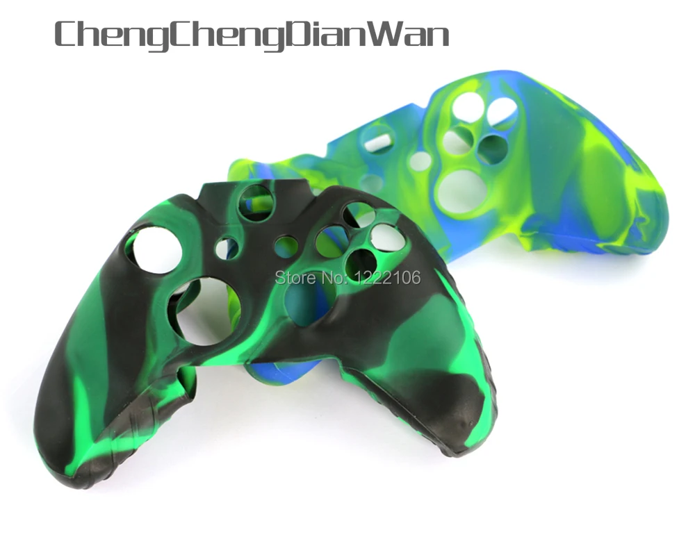 ChengChengDianWan Камуфляжный силиконовый чехол для Microsoft Xbox One игровой контроллер