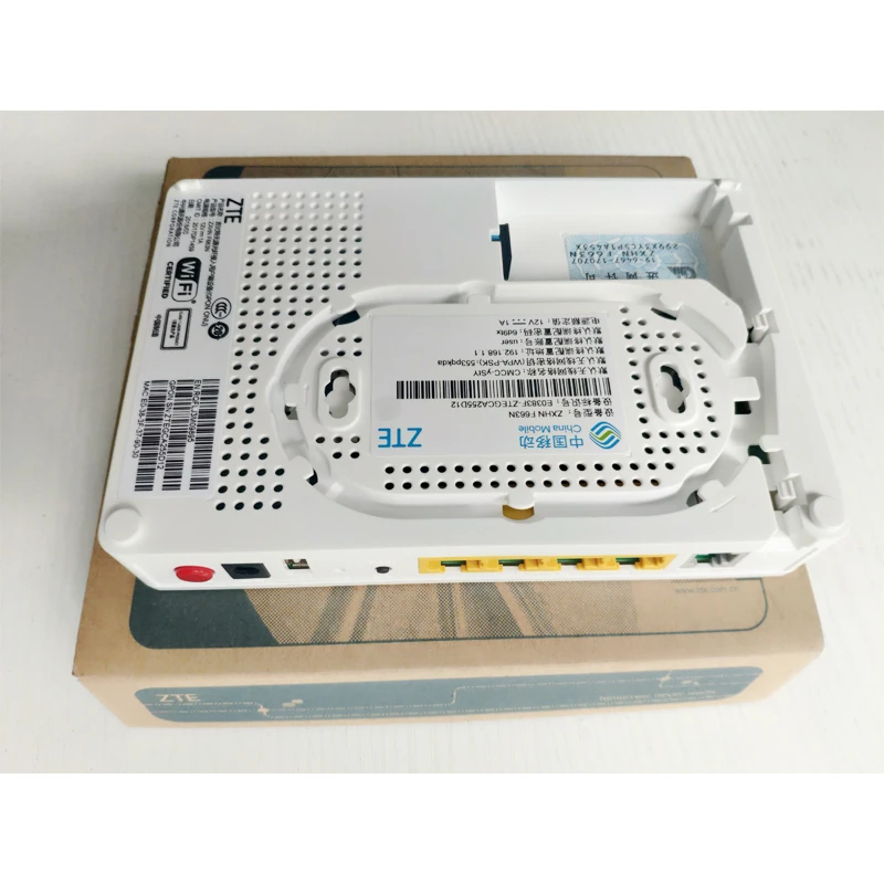 Новый оригинальный zte ZXA10 F663 GPON ONU 1GE + 3FE 1 горшки WI FI английский прошитый SIP для