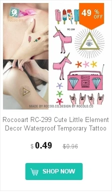 Rocooart, мультяшная татуировка для детей, милый воздушный шар, экскаватор, поддельная татуировка, Детское тату, боди-арт, водостойкая временная татуировка, наклейка