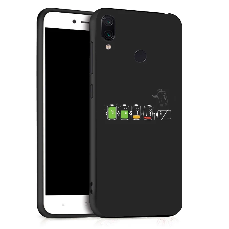 Case For Xiaomi Redmi Note 7 5 Pro 8 Cases Coque 3D DIY Painted Black Flower Cat Cover On For Xiaomi Mi 9 SE Xiomi 9T Bumper