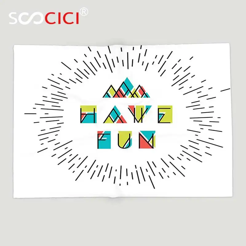 Мягкое Флисовое одеяло на заказ декоративная цитата веселая фотография с