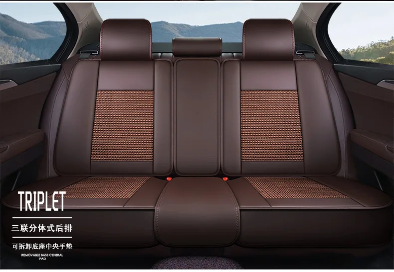 Передний+ задний) роскошные кожаные сиденья 4 сезон для Ford explorer Фокус fusion Телец S-MAX 2013 2012 2011 2009 Стайлинг