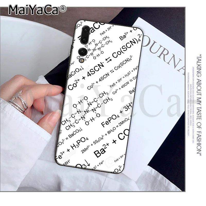 MaiYaCa E = mc2 математических формул физической formula Телефон чехол для Huawei P9 10 плюс 20 pro mate9 10 lite honor 10 view10