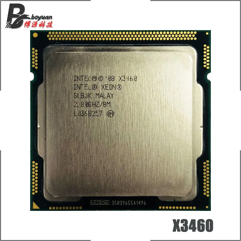 Процессор Intel Xeon X3460 2 8 ГГц четырехъядерный ЦПУ L3 = 8M 95 Вт LGA 1156|Процессоры| |