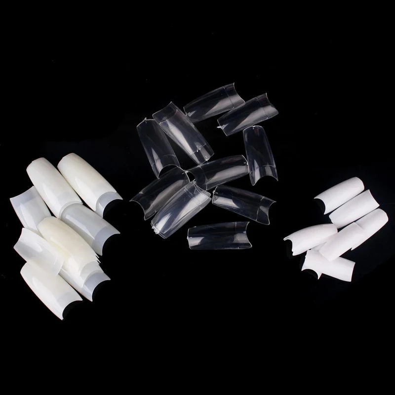 500 шт белые накладные декоративные ногти дизайн Советы французские акриловые УФ