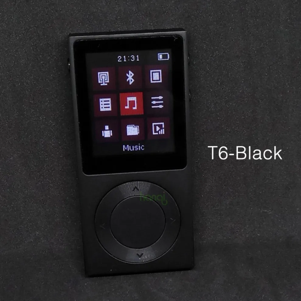 Черный BENJIE 1," TFT экран Полный цинковый сплав без потерь HiFi MP3 музыкальный плеер Поддержка 256 Гб внешний накопитель/Bluetooth/AUX IN - Цвет: Черный