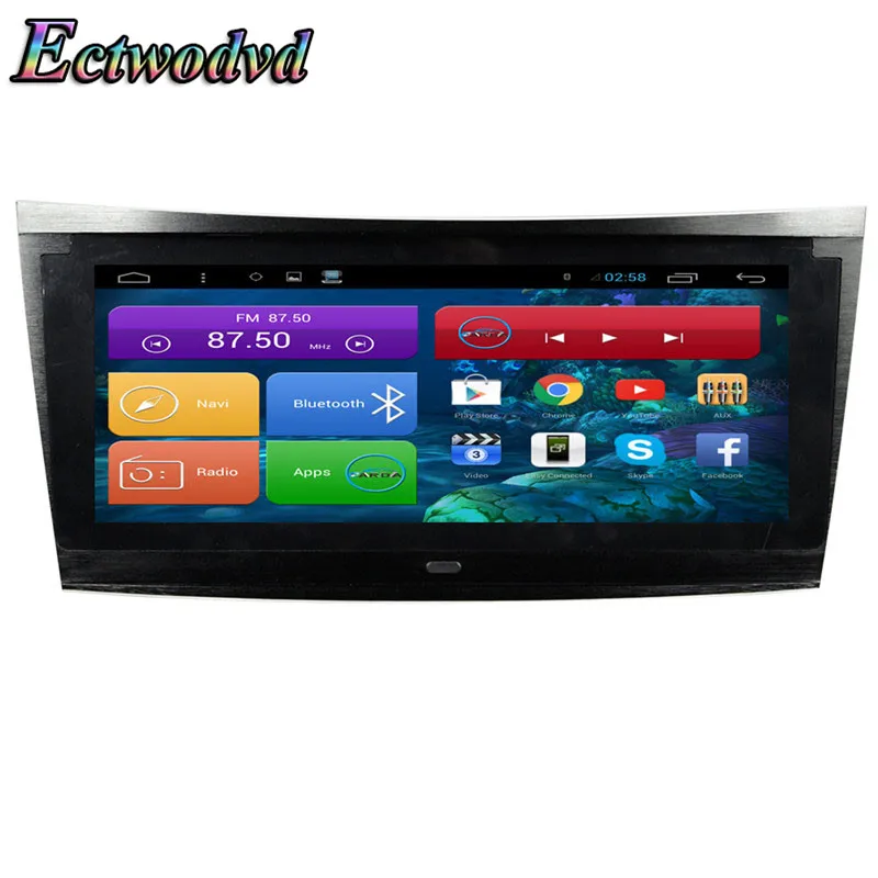 Ectwodvd 8 дюймов Восьмиядерный Android 1 Автомобильная dvd навигационная система Радио