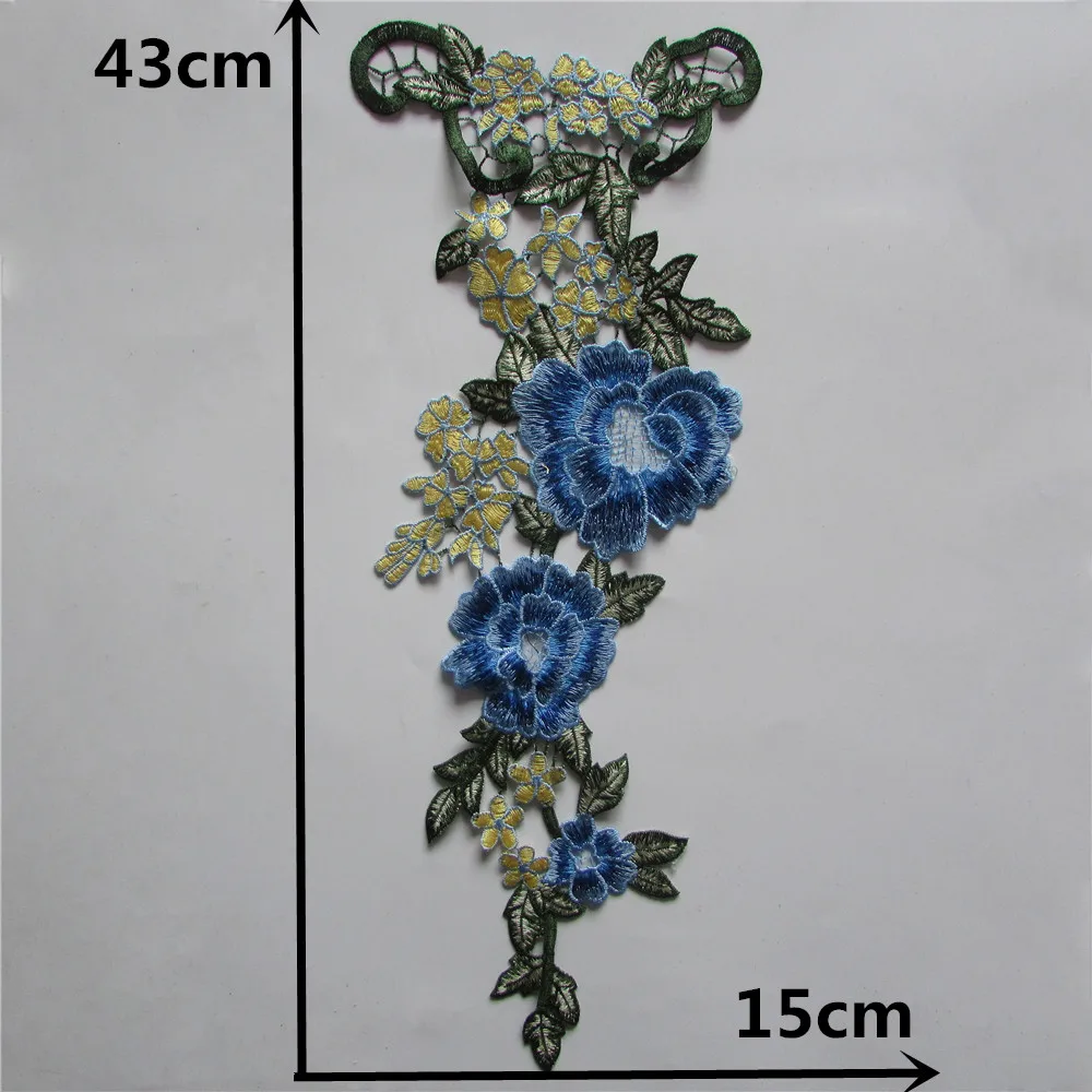 Новое поступление рукоделия с цветами на воротнике кружевная лента блестками