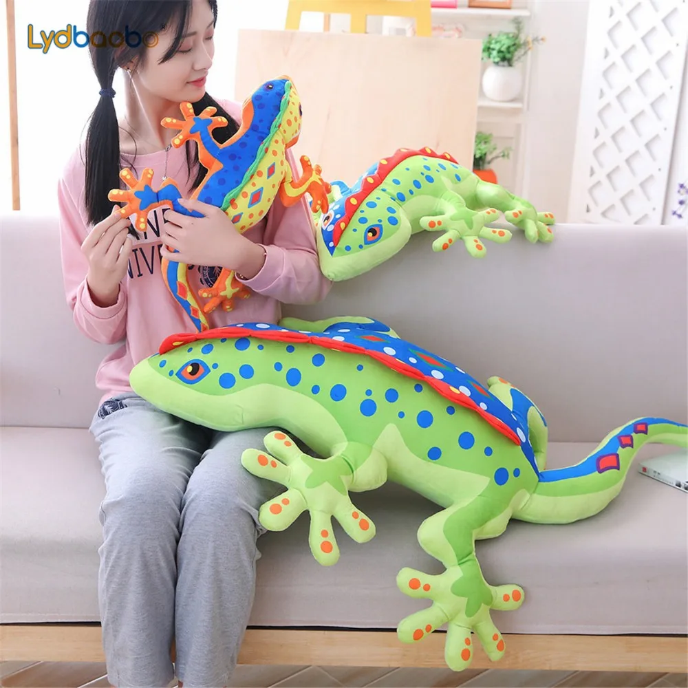

55-120m Simulation Cute Gecko Plush Toys High Quality Personality Stuffed Animal Doll Pillow for Kids Birthday Girls Xtmas Gifts