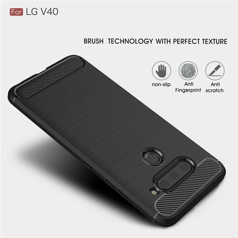 

Для LG V40 чехол ThinQ Мягкий силиконовый чехол для LG V40 чехол ThinQ для LG V40 Coque Fundas
