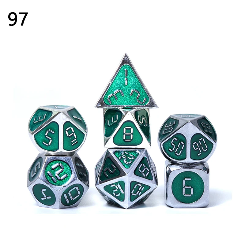 Chengshuo rpg кости Металлические dnd набор многогранных подземелья и дракона настольная игра цинковый сплав доступны в нескольких цветах d20 10 8 12