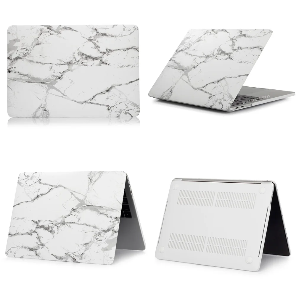Marble 02 Чехол для ноутбука Apple MacBook Air Pro retina 11 12 13 15 дюймов для 13,3 A1989 mac book Pro с сенсорной панелью чехол для клавиатуры - Цвет: Marble 02