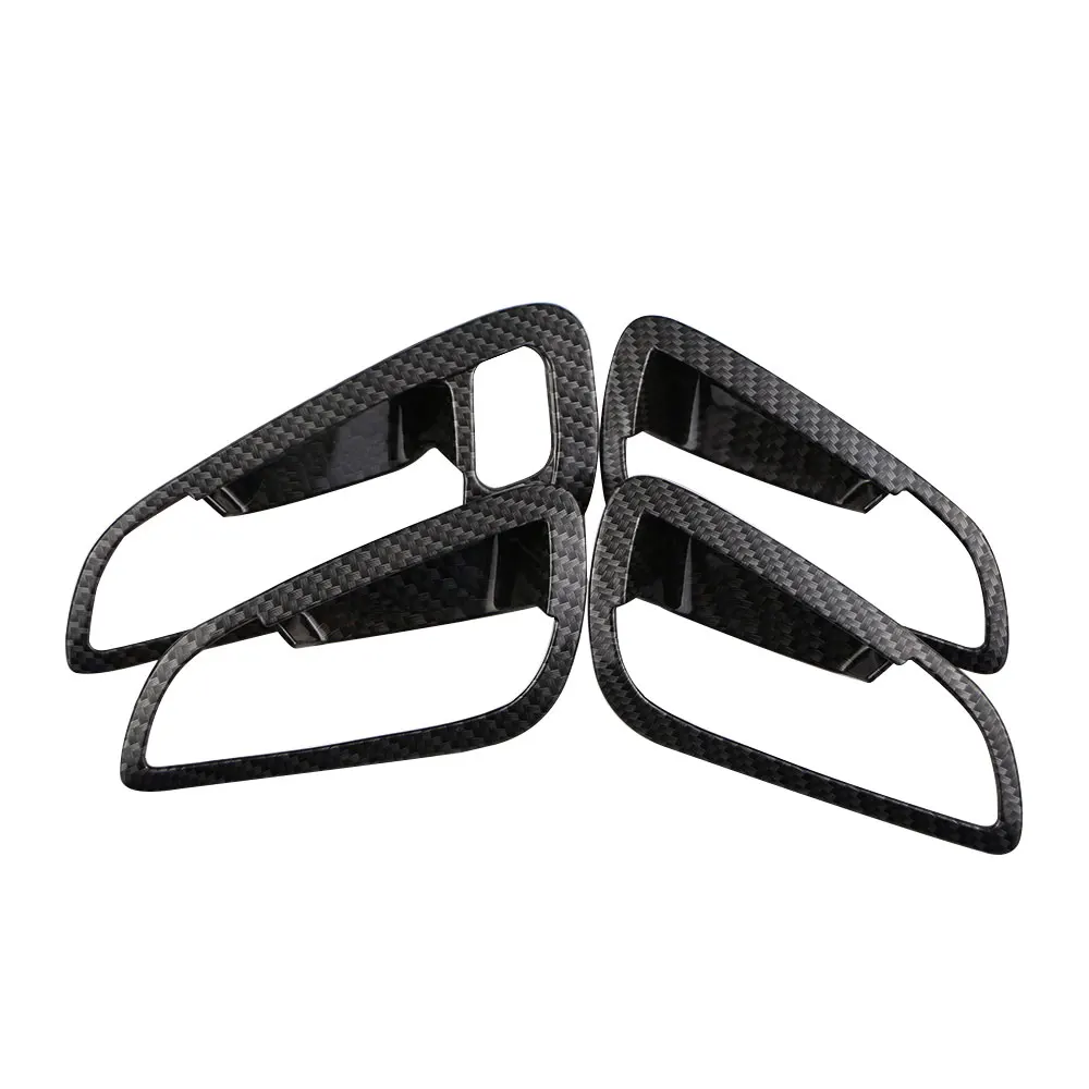 

Carmilla Car Interior Inner Door Handle Protection Cover Door Bowl Trim Sticker for Ford Focus 3 4 2015 - 2017 LHD Accessories