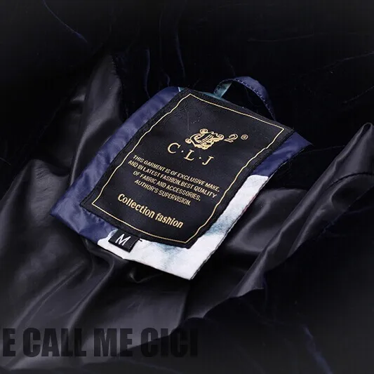 Модный бренд CLJ новый дизайнерский Свободный Повседневный вельветовый пуховик с