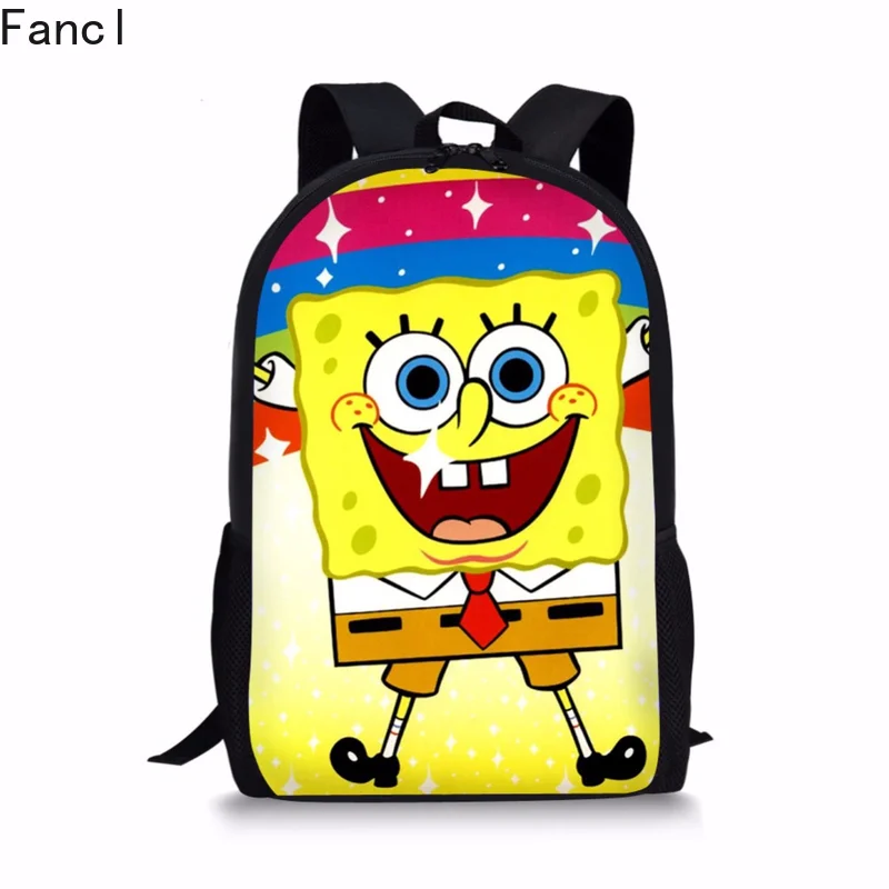 Детские школьные сумки spongebob 1 класс для девочек и мальчиков ортопедическая сумка
