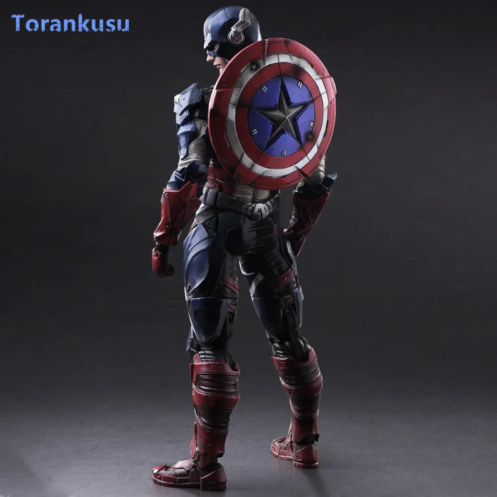 Капитан Америка фигурки капитан фигурка игра искусство Kai Figuras аниме Стив Роджерс