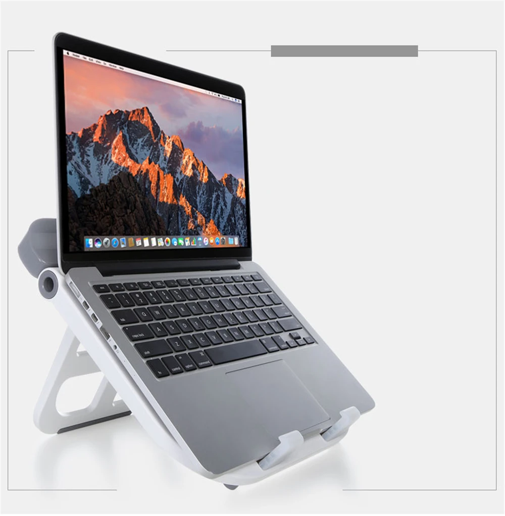 Портативный ноутбук стенд эргономичный держатель компьютера для Macbook lenovo ASUS планшет Регулируемая lapнастольный ноутбук вентиляция