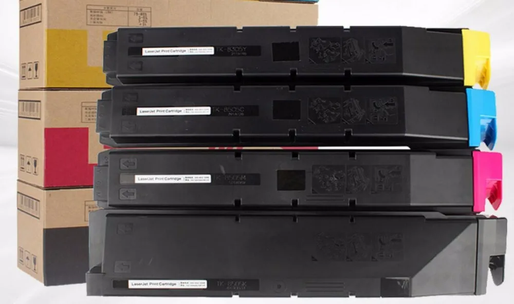 4 шт. новые совместимые цветные картриджи с тонером для Kyocera Mita Taskaifa 3050CI/3550CI |