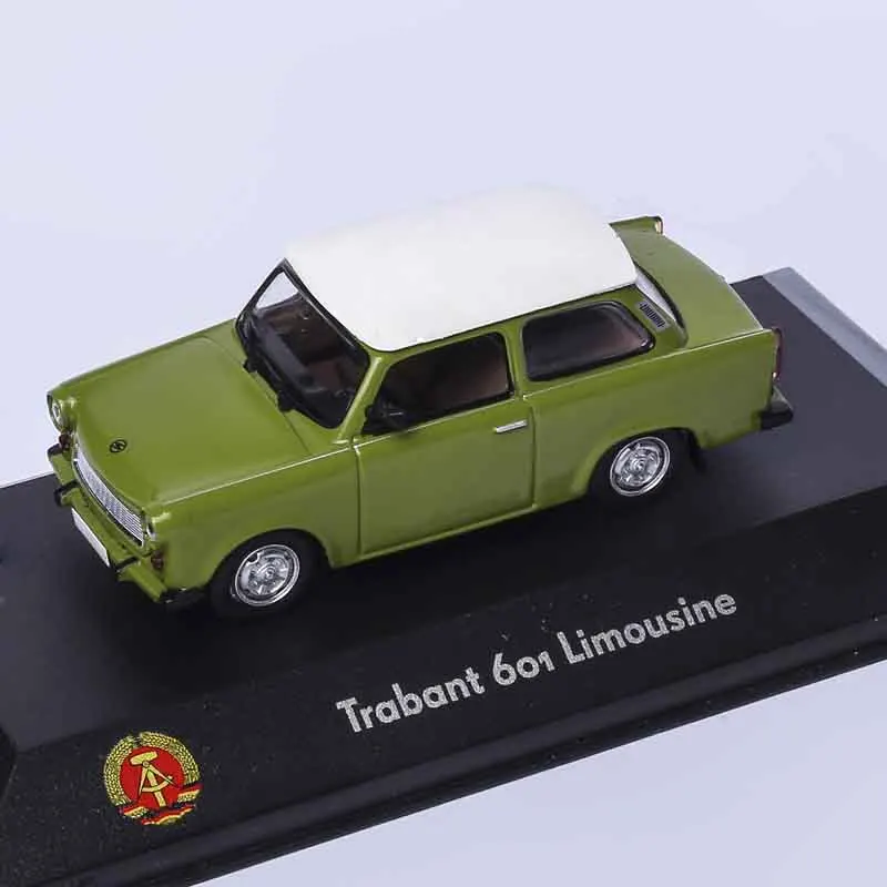 1/43 трабант 601 лимузин DDR-AUTO колесико Атлас литья под давлением модель автомобиля зеленый