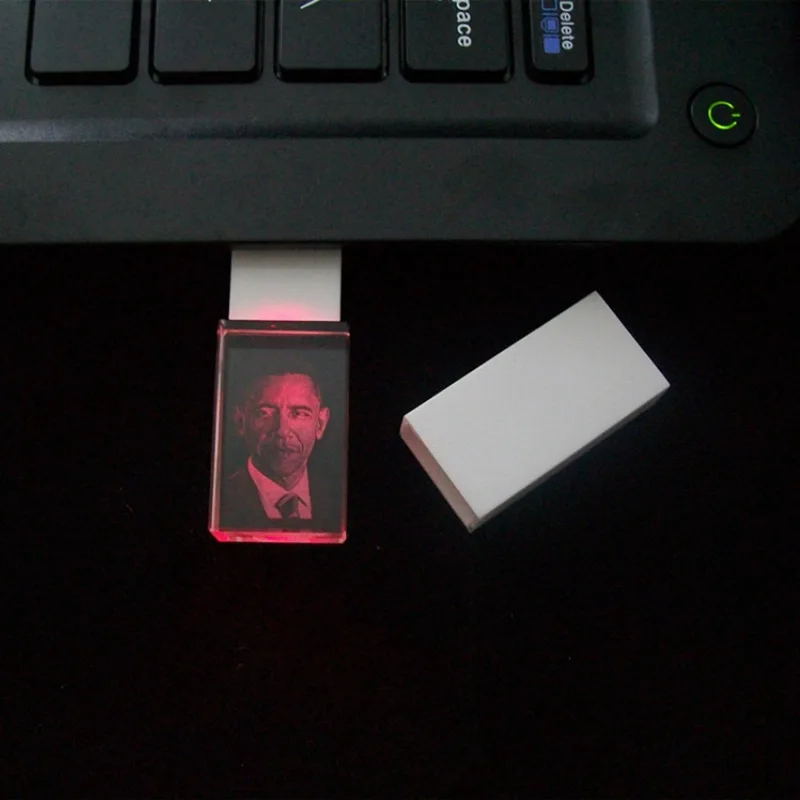 Изготовленный на заказ логотип Кристалл Usb2.0 флэш-накопитель памяти фотография подарок 2 ГБ 4 ГБ 8 ГБ 16 ГБ 32 ГБ высокоскоростной Кристалл Стекло Usb Flash