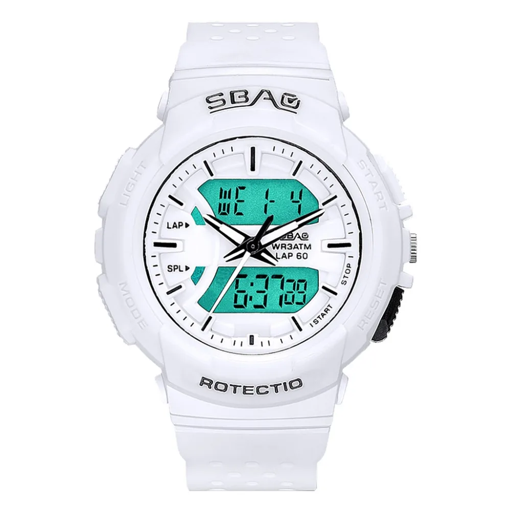 Часы наручные женские кварцевые с двойным дисплеем модные спортивные