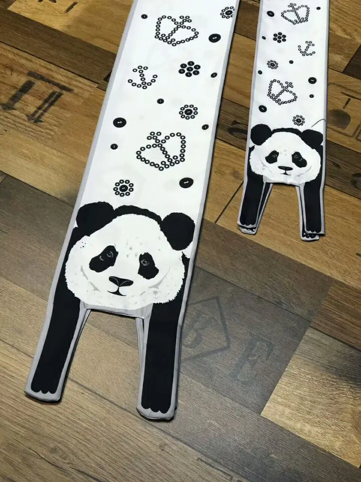 Пашмины зимний Шелковый Шарф Leopard Для женщин животных печати уникальная новинка