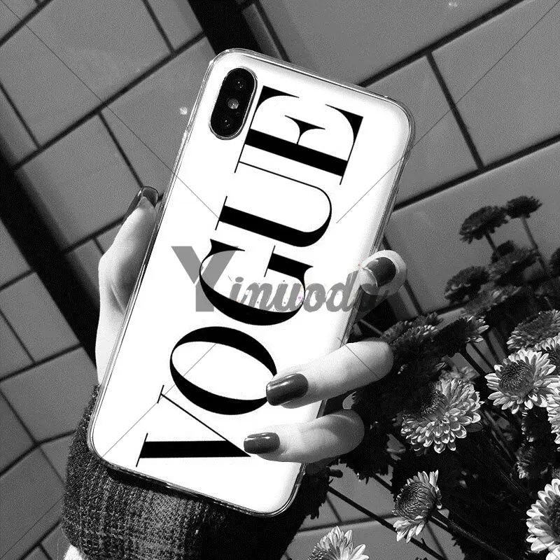 A7 Yinuoda Женский Бренд больше проблем, чем Vogue DIY чехол для телефона, чехол для Apple iPhone 8 7 6 6S Plus X XS MAX 5 5S SE XR - Цвет: A7