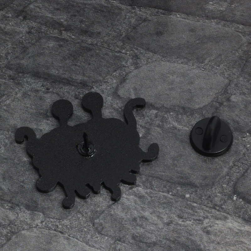 Брошь FSM с эмалью на булавке в стиле аниме Летающий монстр-спагетти жесткая