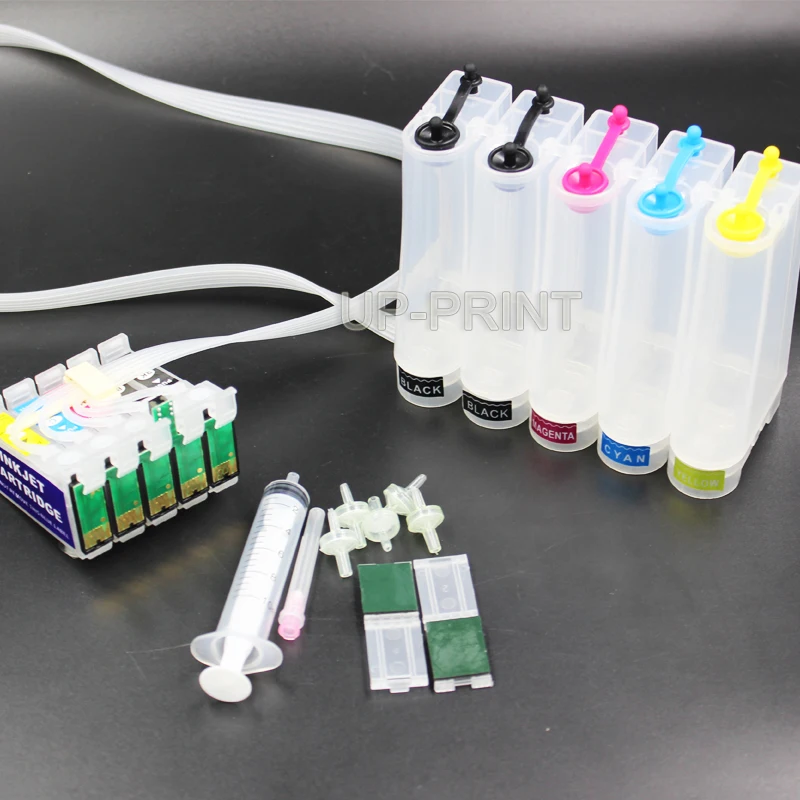 UP T0711(2)-T0714 CIS INK SYSTEM CISS continuous ink supply system with auto reset chip for espson D120 BX310FN | Компьютеры и офис