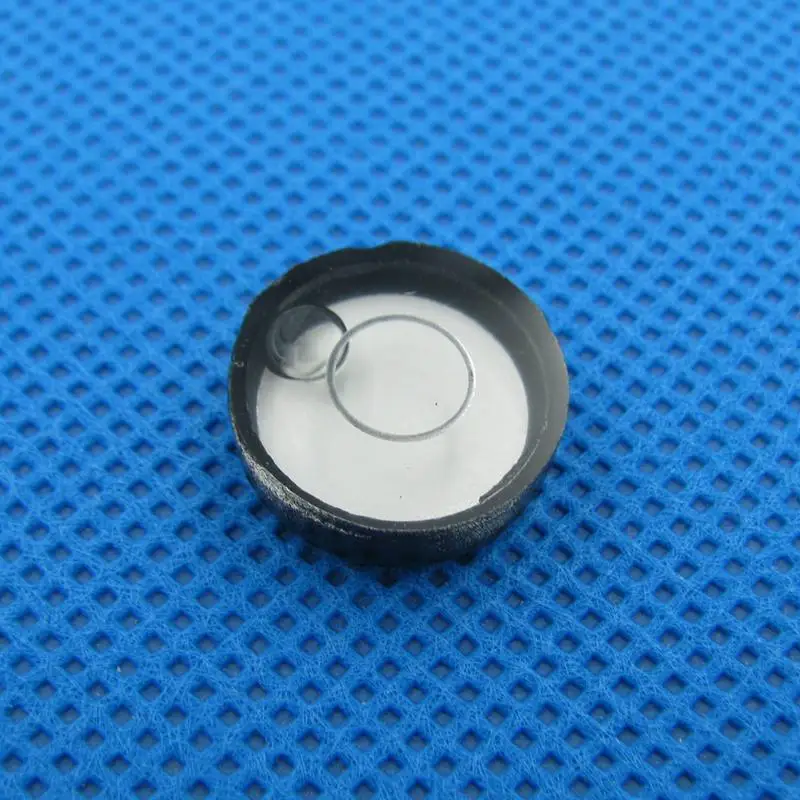 Стеклянный цилиндрический пузырьковый уровень QASE круглый стеклянный флакон 17*6