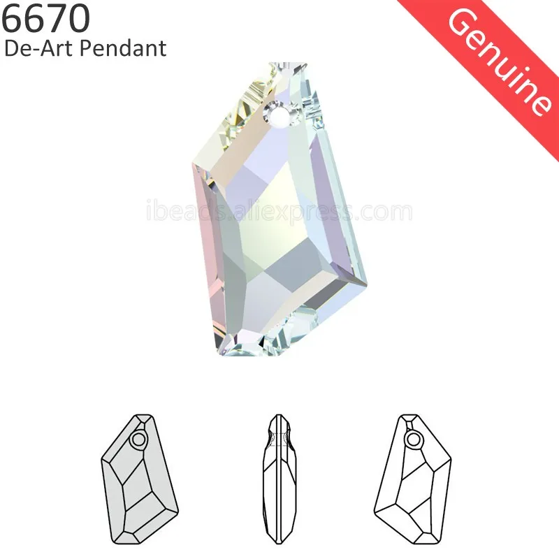 1 шт.) Кристалл от Swarovski 6670 De-Art кулон сделано в Австрия свободные бусины Стразы для изготовления ювелирных изделий своими руками