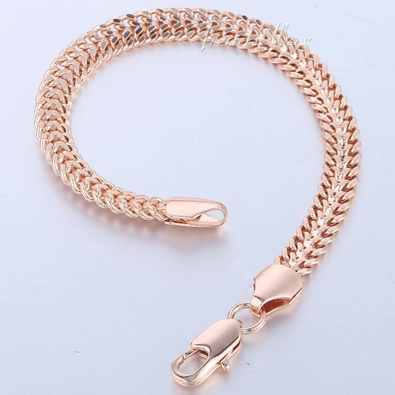 Женский браслет с цепочкой и спиралью 7 мм 18 см 20 23 25 см|bracelets for|gold filled braceletbracelets for