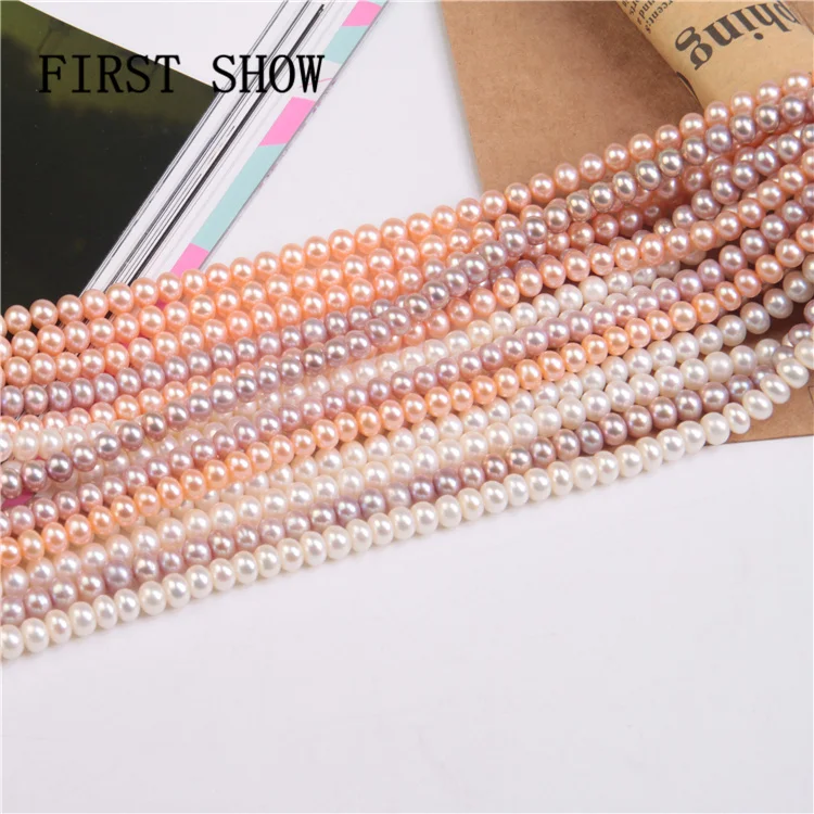 Бусины Из Натурального пресноводного жемчуга 6 5 мм|beads for diy|natural beadsfor diy |
